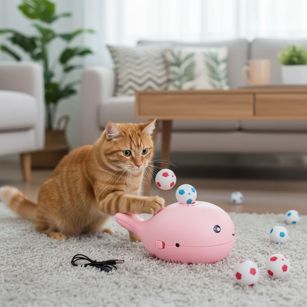 Interactive Cat Toy Automatic Dispenser Engaging Playtime - Image 2